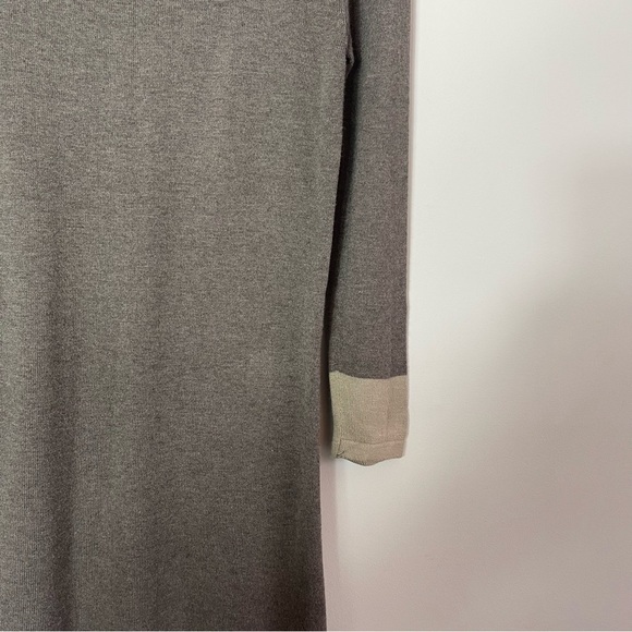 Unbranded Gray Long Sleeve Pullover Sweater Dress Size S - Picture 4 of 10